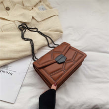 Load image into Gallery viewer, Rivet Chain Brand Designer PU Leather Crossbody Bags For Women 2020 Simple Fashion Shoulder Bag Lady Luxury Small Handbags