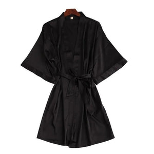 Robe Light Robes For Coverage Pajama Women&#39;S Summer Hot  Sexy Solid Color Bathrobes Silk Loose Korean Version Night Dress Women