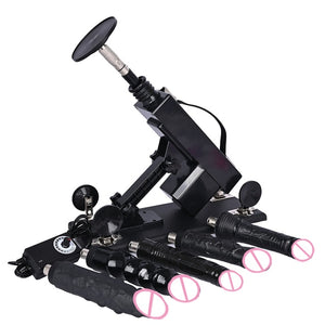 Rough Beast Sex Machine for Woman Adjustable Masturbating Pumping with 3XLR Accessories Sex Gun Love Machine for Men Adult Toys