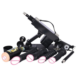 Rough Beast Sex Machine for Woman Adjustable Masturbating Pumping with 3XLR Accessories Sex Gun Love Machine for Men Adult Toys