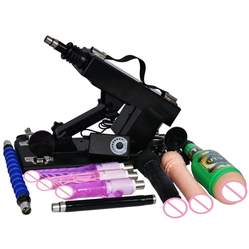 Rough Beast Sex Machine for Woman Adjustable Masturbating Pumping with 3XLR Accessories Sex Gun Love Machine for Men Adult Toys