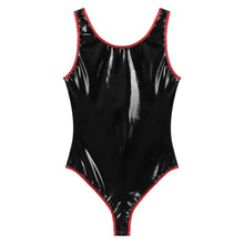 Load image into Gallery viewer, S-4XL Women Open Breast Glossy Patent Leather Bodysuit Wetlook Jumpsuit Sleeveless Zipper Crotch Erotic Clubwear Swimsuit