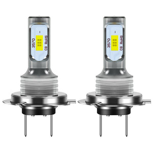 2Pcs H7 H4 Led Car Fog Light Bulbs H1 H8 H9 H11 9005 9006 Super Bright CSP LED Headlight DRL Lamp Kit High Low Beam 6000K 12V