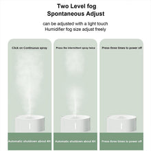 Load image into Gallery viewer, Portable 260ml Air Humidifier Mini Aroma Oil Diffuser USB Cool Mist Sprayer with Colorful Soft Night Light for Home Car Purifier