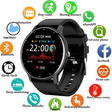 Load image into Gallery viewer, Smart Watch Men Women Full Touch Screen Sport Fitness Watch Man IP67 Waterproof Bluetooth For Android IOS Smartwatch Men