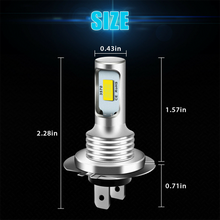 Load image into Gallery viewer, 2Pcs H7 H4 Led Car Fog Light Bulbs H1 H8 H9 H11 9005 9006 Super Bright CSP LED Headlight DRL Lamp Kit High Low Beam 6000K 12V
