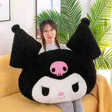 Load image into Gallery viewer, Oversized Kuromi Melody Pillow Cushion Cute Cartoon Doll Sofa Valentine&#39;s Day Girlfriend Birthday Present Sanrio Plush Kawaii