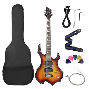 6 Strings Electric Guitar 24 Frets Maple Body  Electric Guitar Guitarra With Bag Speaker Necessary Guitar Parts & Accessories