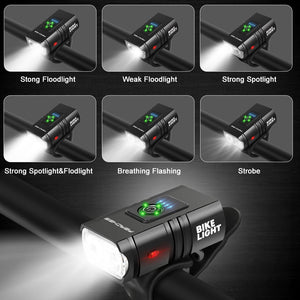 T6 LED Lanterna Bicicleta 1000 Lumen Rechargeable Light Bicycle Front Light MTB Road Mountain Bike Headlight Cycling Flashlight