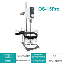 Load image into Gallery viewer, JOANLAB Official Store Mixer Lab Electric Stirrer Digital Display Overhead Stirrer Adjustable Height Lab Equipment 110V To 220V