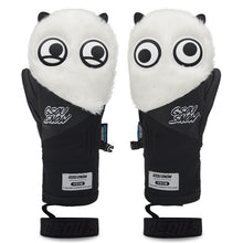 Load image into Gallery viewer, Cartoon Winter Women Ski Gloves Waterproof Sports Man Cycling Mittens Outdoor Mountain Men Snow Glove Warm Female Mitten Clothes