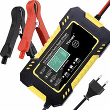 Load image into Gallery viewer, 6A 12V Digital Car Battery Charger Fully Automatic Repair Charge For Car Motorcycle SUV Stea Battery Charger 12v Fully Automatic