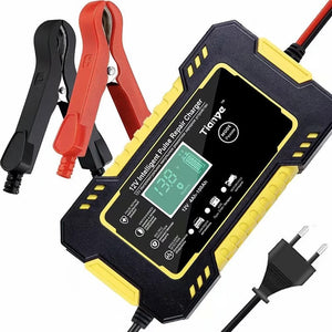 6A 12V Digital Car Battery Charger Fully Automatic Repair Charge For Car Motorcycle SUV Stea Battery Charger 12v Fully Automatic
