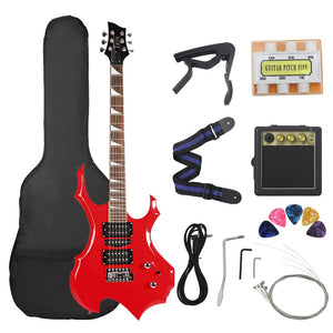 6 Strings Electric Guitar 24 Frets Maple Body  Electric Guitar Guitarra With Bag Speaker Necessary Guitar Parts & Accessories