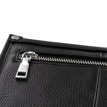 Load image into Gallery viewer, Men&#39;s Fingerprint Lock Bags for men Leather Hand Bag Male Long Money Wallets Mobile Phone Pouch Men Messenger Bag Anti-Theft