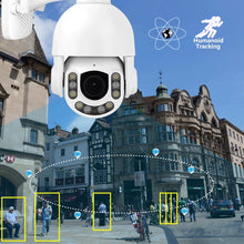 Load image into Gallery viewer, 5MP Security IP Camera Wifi 4K 8MP PTZ Dome POE Full Metal 5X Zoom Two Way Audio SD Card Slot Smart IR Humanoid Auto tracking