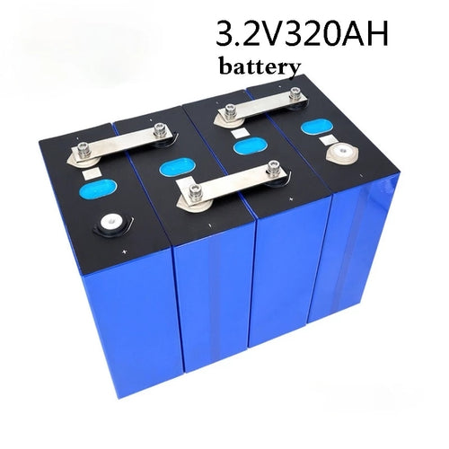 New Lifepo4 320Ah 2-16PCS 3.2V Grade A 12V 24V 48V 310AH Battery Pack DIY RV Cell And Solar Energy Storage System EU US Tax Free