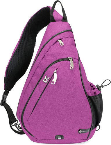 Sling Bag, Multipurpose Crossbody Shoulder Bag for Men and Women, Chest Bag Crossbody Daypack for Hiking, Pickleball Bag