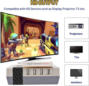 Super Console X Cube Retro Video Game Consoles Pre-load Up to 117,000+ Games,70+Emulators,Support Multi-players