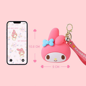 Sanrio Hello Kitty Coin Purse Kawaii Kuromi Hello Kitty Wallet Cute Keychain Pendant Silicone Bag Cartoon Pvc Waterproof Wallet