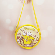 Load image into Gallery viewer, Sanrio Kawaii Cinnamon Roll Kuromi My Melody Pu Waterproof Slung Shoulder Bag Storage Small Square Bag