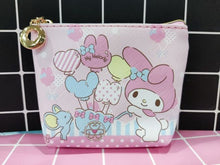 Load image into Gallery viewer, Sanrio Wallet Cheap Kawaii Cinnamoroll MyMelody Kuromi Pachacco Cartoon Leather Card Holder Cute Coin Purse Phone Case For Women