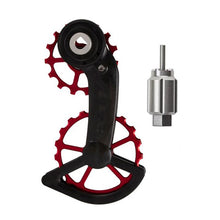 Load image into Gallery viewer, Road bike CS carbon fiber ceramics bearing Guide wheel Rear pulley for shimano 105/R7000 R8000/R8050/R9100/R9150SS transmission