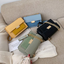 Load image into Gallery viewer, Scrub couro crossbody sacos para as mulheres 2022 pequeno simples bolsa de ombro senhora corrente bolsas e bolsas bolsa de mão v