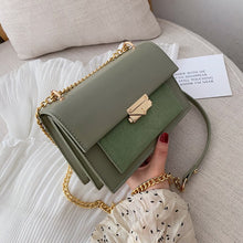 Load image into Gallery viewer, Scrub couro crossbody sacos para as mulheres 2022 pequeno simples bolsa de ombro senhora corrente bolsas e bolsas bolsa de mão v