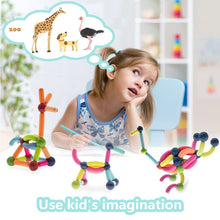Load image into Gallery viewer, Magic Magnetic Building Blocks Toy Magnetic Construction Set Magnet Ball Sticks Rod Games Montessori Educational Toys For Kids