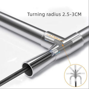 6mm Lens 2 Way 180 Degree Articulating Industrial Endoscope 1080P Auto Car Repair Steering Borescope with 6 LED  4.3 " IPS LCD