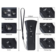 Load image into Gallery viewer, Self Defense Supplies Portable Double Super Ultrasonic Chaser Stops Animal Attacks Personal Defense Infrared Dog Drive Train