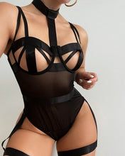 Load image into Gallery viewer, Sensual Lingerie Hollow Out Bodysuit Porn Exotic Costumes Halter Exotic Apparel Hot Sissy Body Sexy Lace Erotic Top