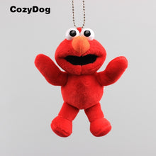 Load image into Gallery viewer, Sesame Street Plush Keychain Elmo Cookie Monster Figure Mini Pendant Soft Stuffed Toys for Children Gift Peluche Keychain 14 CM