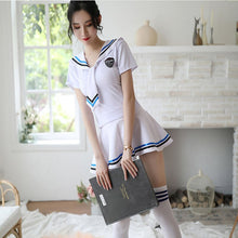Load image into Gallery viewer, Sex Uniform Sexy Skirt For Sex Lingerie Cosplay Sex Student Sailor Erotic Role Play Schoolgirl Uniform Sexy Skirt Uniform Sexy