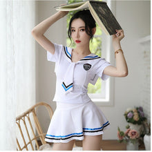Load image into Gallery viewer, Sex Uniform Sexy Skirt For Sex Lingerie Cosplay Sex Student Sailor Erotic Role Play Schoolgirl Uniform Sexy Skirt Uniform Sexy