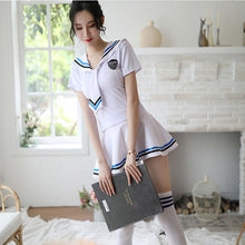 Load image into Gallery viewer, Sex Uniform Sexy Skirt For Sex Lingerie Cosplay Sex Student Sailor Erotic Role Play Schoolgirl Uniform Sexy Skirt Uniform Sexy