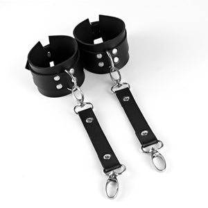 Sexy Bdsm Bondage Women PU Leather Harness Belt Garters Waist To Leg Bondage Harness Fetish Adjustable Lingerie Stocking Belts