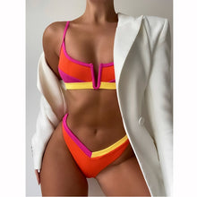 Load image into Gallery viewer, Sexy Bikini Push Up Swimsuit Female Brazilian Bikini Set High Cut Biquini Women Swimwear Swimming Suits Bathing Suit Beachwear