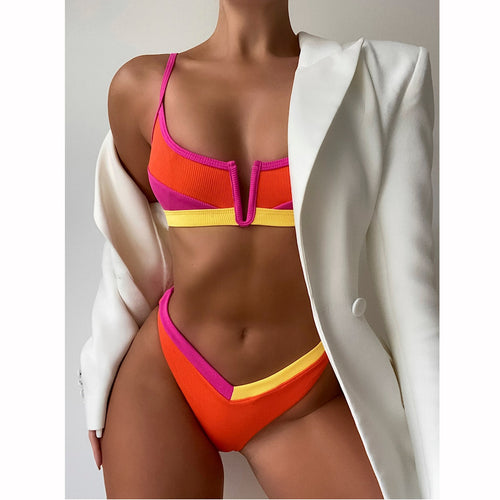 Sexy Bikini Push Up Swimsuit Female Brazilian Bikini Set High Cut Biquini Women Swimwear Swimming Suits Bathing Suit Beachwear