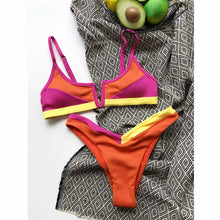Load image into Gallery viewer, Sexy Bikini Push Up Swimsuit Female Brazilian Bikini Set High Cut Biquini Women Swimwear Swimming Suits Bathing Suit Beachwear