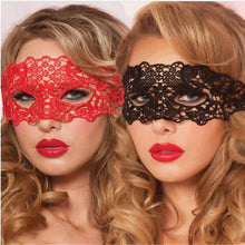 Load image into Gallery viewer, Sexy Dress Porn Lingerie Sexy Black/White/Red Hollow Lace Mask Exotic Erotic Costumes Women Sexy Lingerie Hot Cosplay Masks