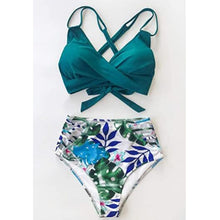 Load image into Gallery viewer, Sexy High Waist Bikini 2021 Halter Plus Size Swimwear Women Swimsuit Female Bikini Set Bodysuit Bathing Suit Summer Biquini