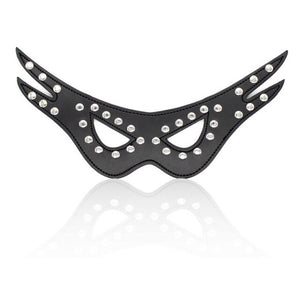Sexy Lady Faux Leather Fancy Eye Blinder Cover Cat Mask Blindfold Women Mistress Fetish Role Play Costume