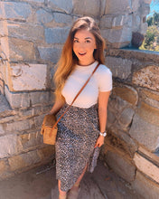 Load image into Gallery viewer, Sexy Leopard Print Summer Skirt Women Split High Waist Floral Skirts Fashion Tight Open Beach Wraps Casual Skirts Flower Clothes