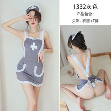 Load image into Gallery viewer, Sexy Lingerie Baby Doll Women Lace Dress Erotic Lingerie Porno Cosplay Uniform For Sex Costumes Underwear Lenceria Sexi