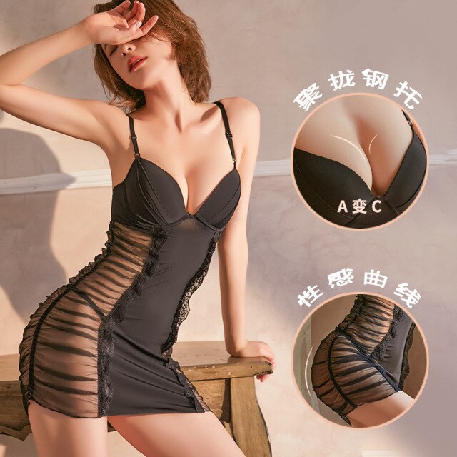 Sexy Lingerie Erotic Hot Plus Size Babysuit Women Teddies Porno Underwear Perspective BodyStocking Crotchless Costumes Clothe