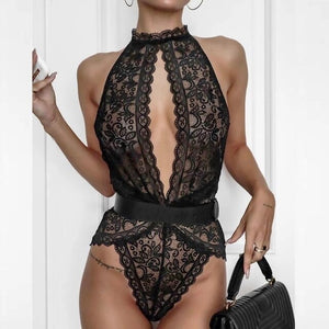 Sexy Lingerie For Women Lace Erotic Babydoll Bodysuit Underwear Sexy Female Teddy Erotic Dress For Sex Lenceria Exotic Costumes