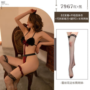 Sexy Lingerie Sexy Pajamas Passion Emotional Suit See-through Show Big Funny Clothing Uniform Sex Product Temptation Coquettish