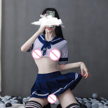 Load image into Gallery viewer, Sexy Lingerie Temptation and Sexy Suit Pure Student Uniform Stage Costume Sailor Alternative Clothing Skirt Slutty Cosplay